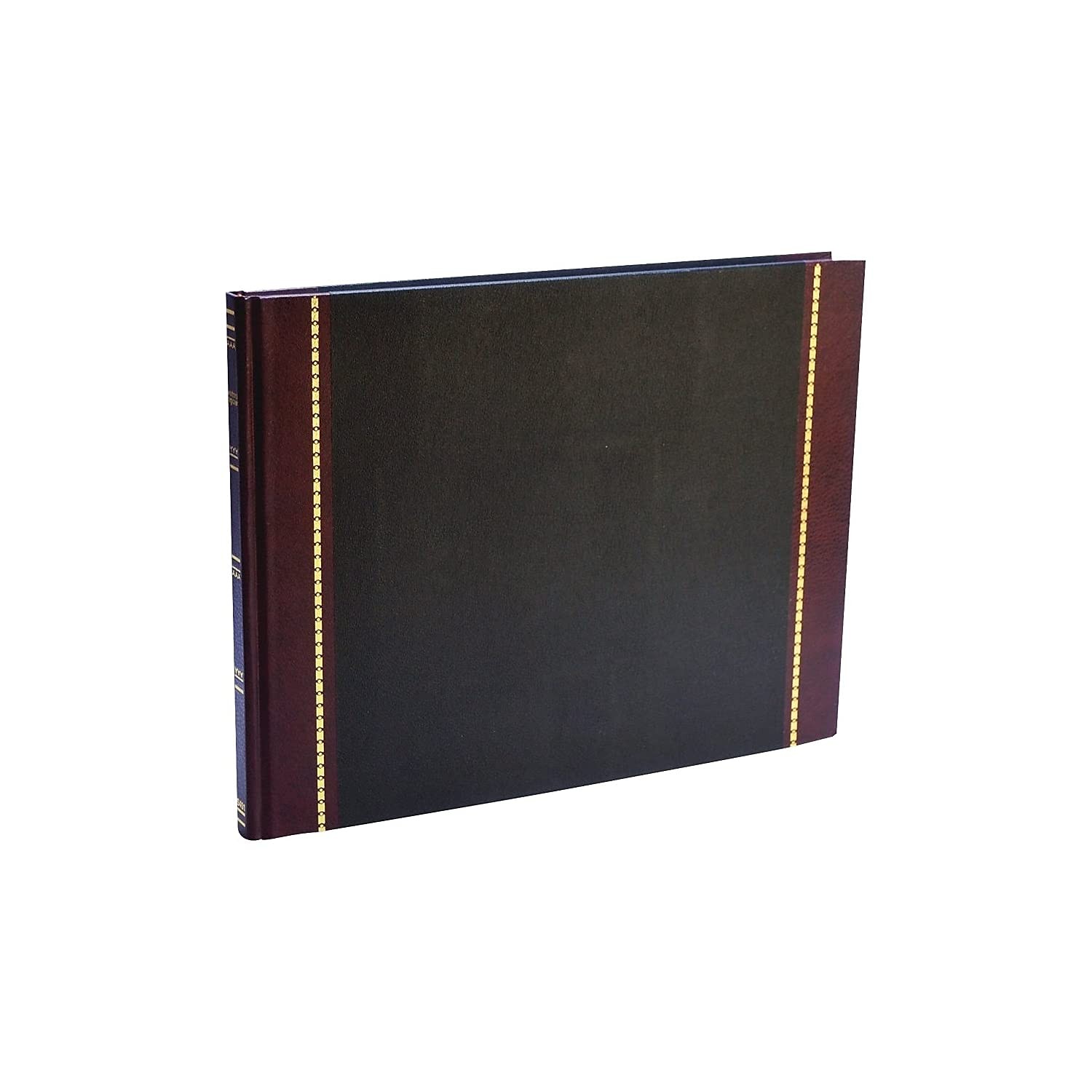 Wilson Jones S491 Detailed Visitor Register Book, Black (Pack of 1),