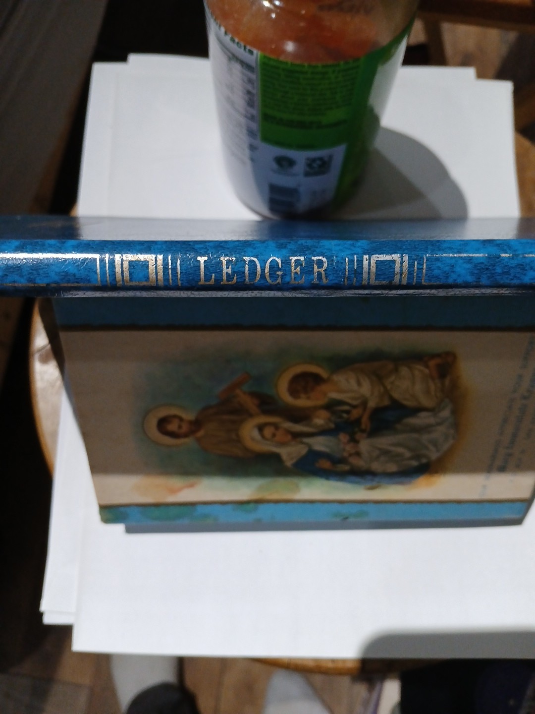 Vtg Mead Ledger Account Book Product Code 64520 Unused But Personalized In Side