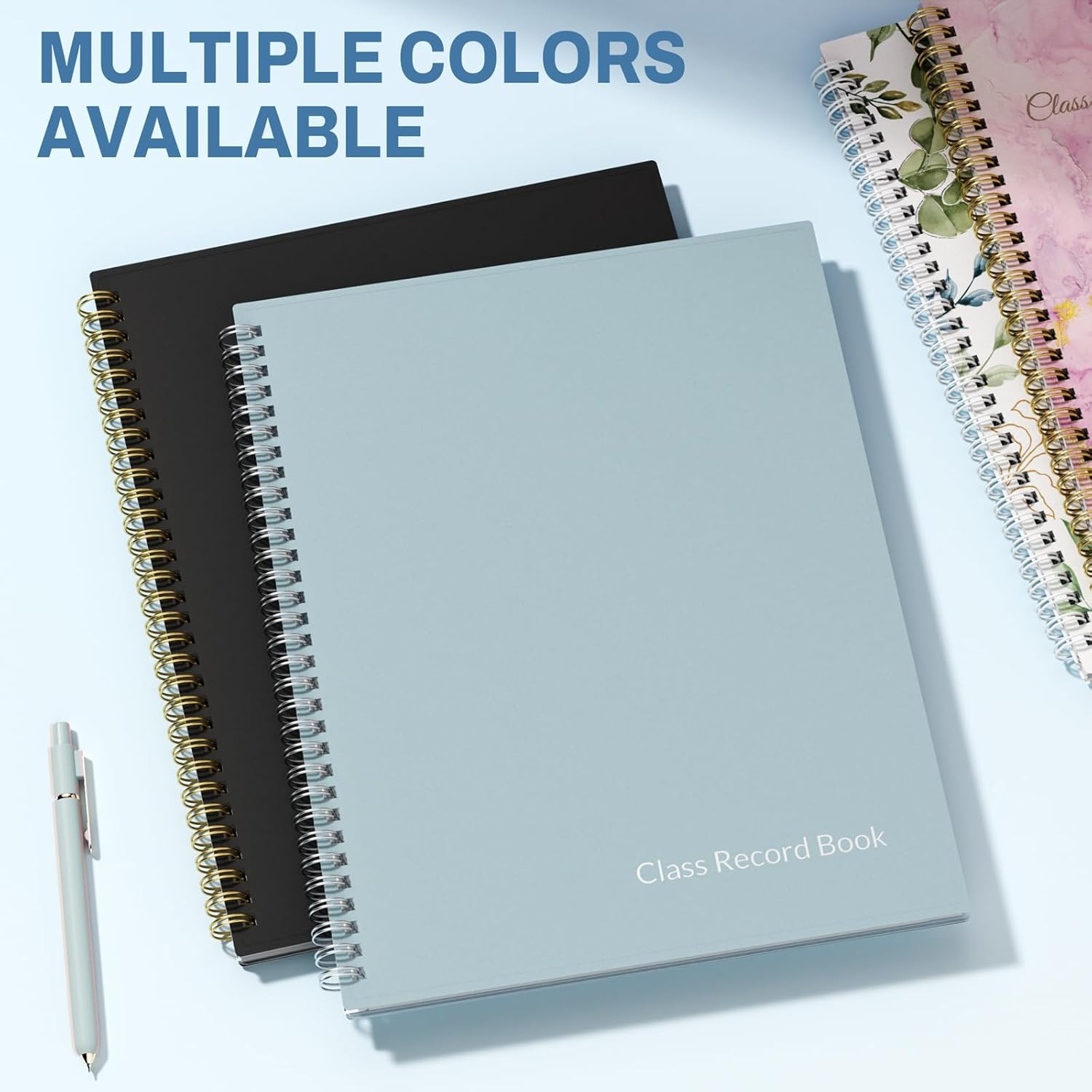 SUNEE Teacher Class Record Book for 9-10 weeks, 36 Names, 8.5×11 Inch, 104 Pages