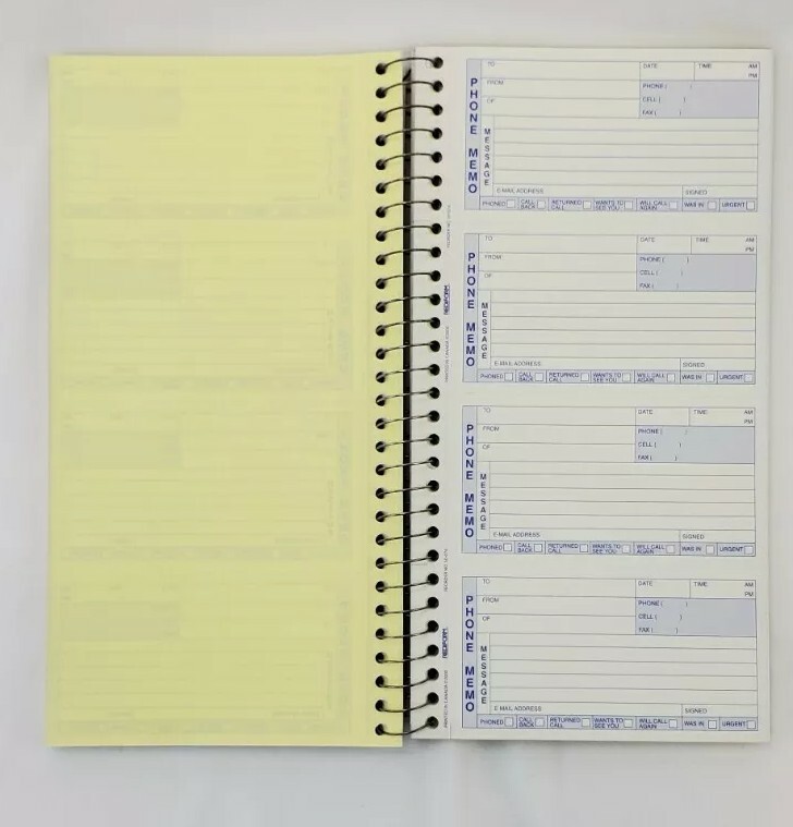 Rediform Phone Memo • 2-3/4 x 5-3/4 • 2-Part Carbonless • 400-Set Book RED50076
