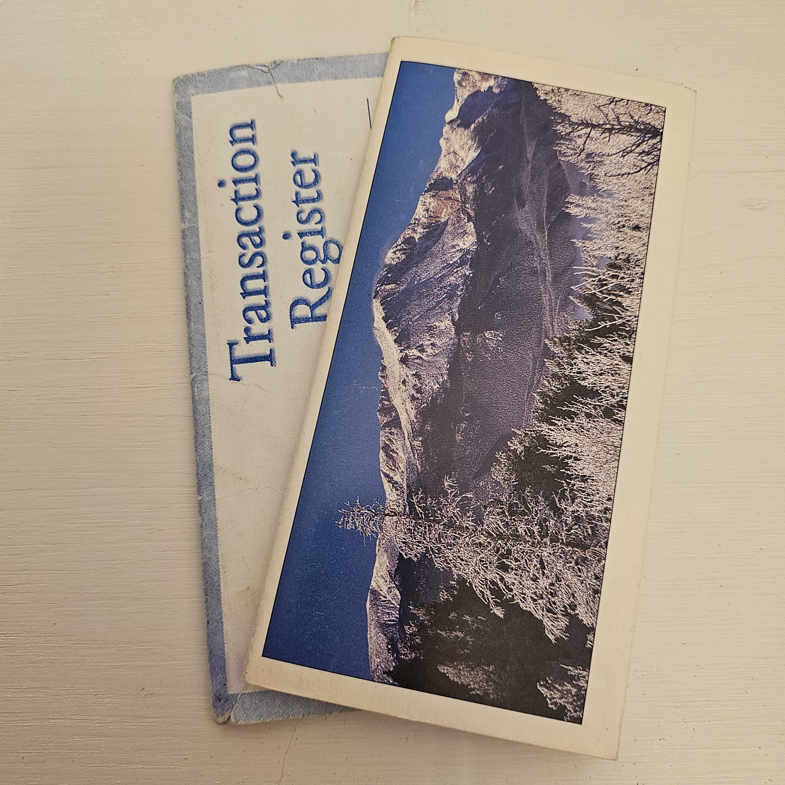 2000s ephemera, Deluxe & Checks Unlimited Transaction Register and Checkbook