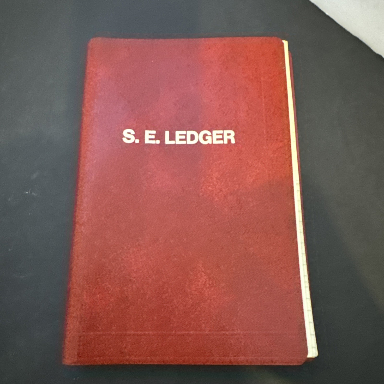 Vintage National Columnar S.E. Ledger Record Keeping Made in USA – No Writing