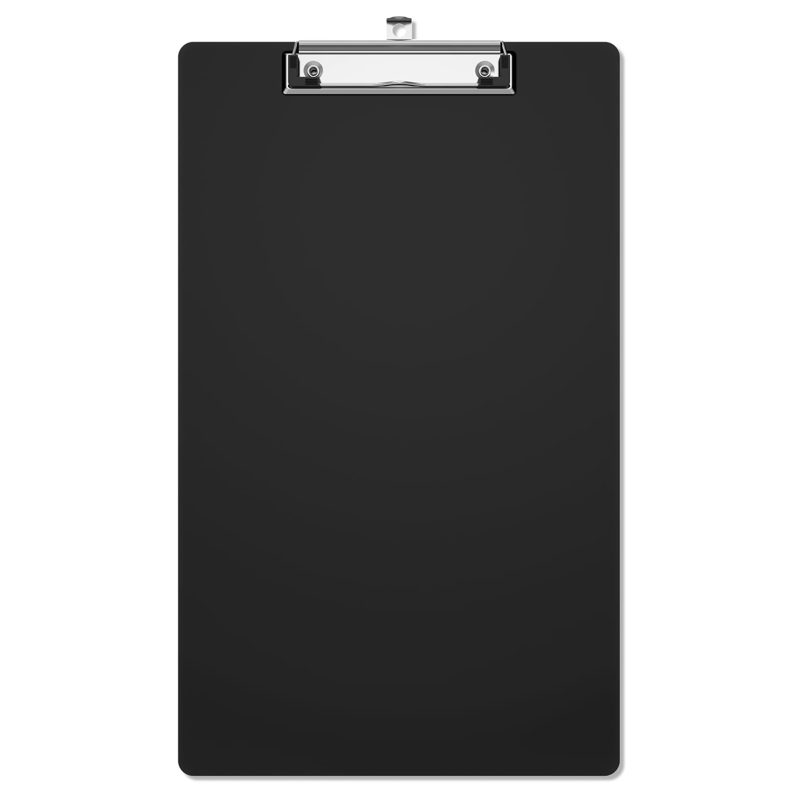 Macroclo Plastic Legal Size Clipboard, Black 8.5 x 14 Clip Boards