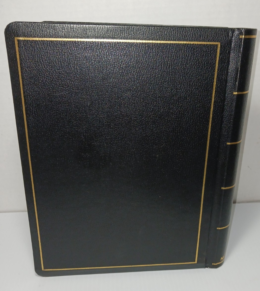 Vintage NATIONAL Blank Book Co Minute Book – Stockholders Ledger, Bookkeeping –