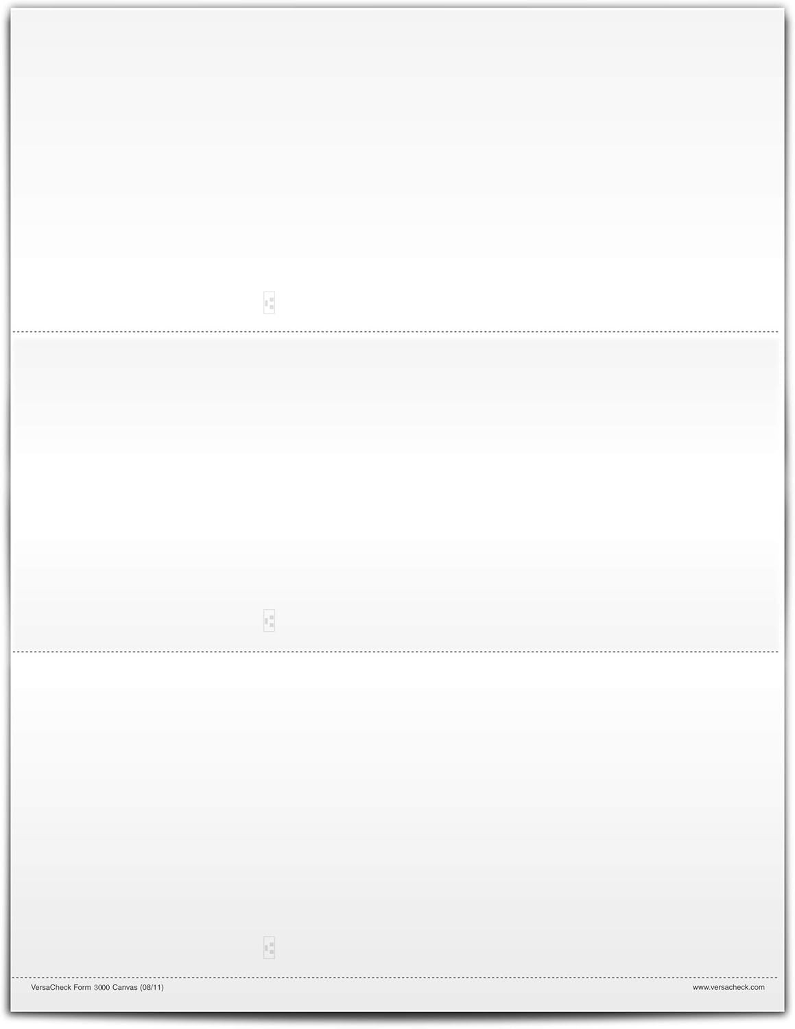 Security Business Check Refills: Form #3000 Business Standard – White Canvas – 2