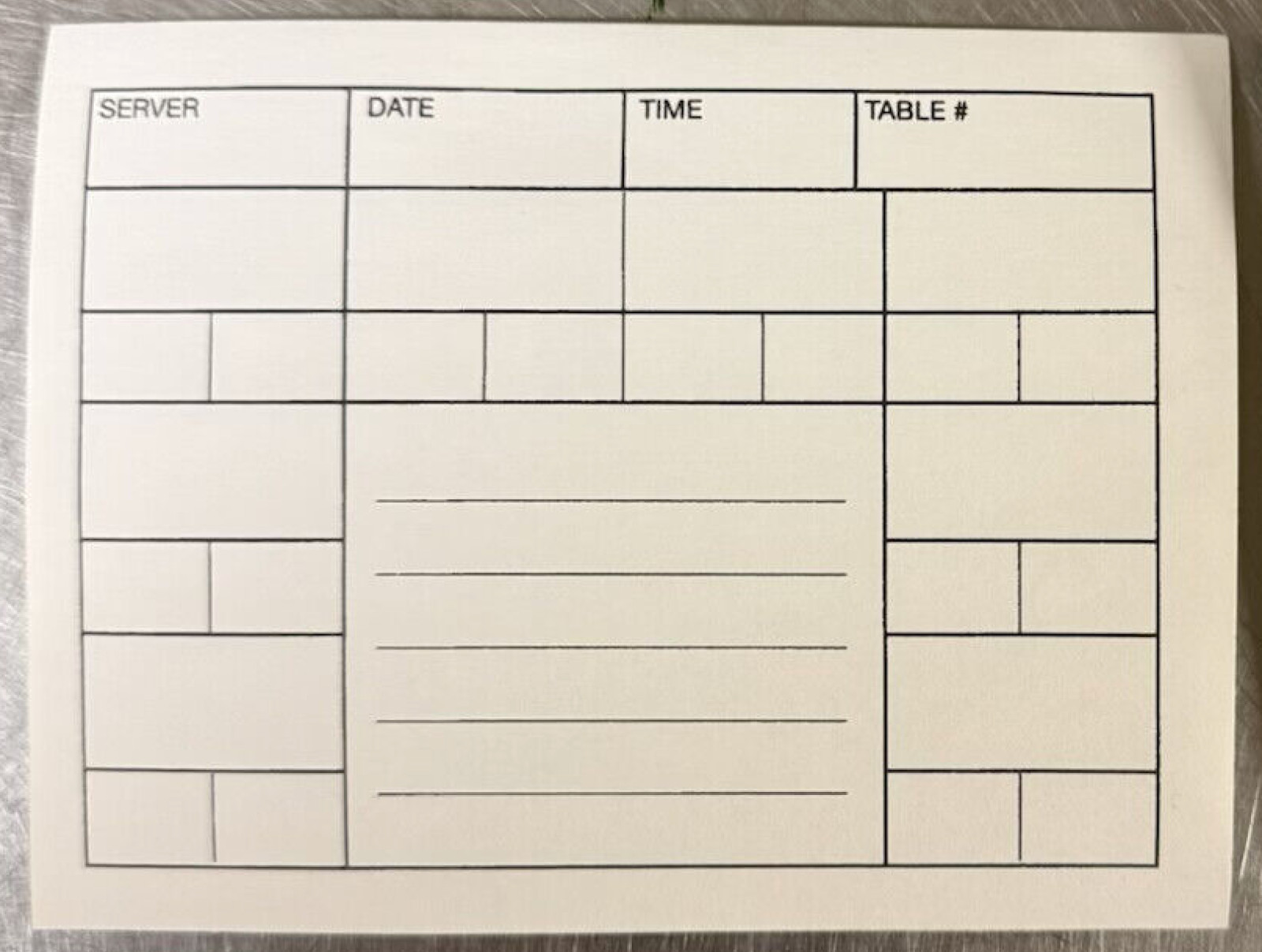 Custom Printed 2-Part Carbonless Forms 4.25″ x 5.5″ NCR Sets, black ink, 1-side