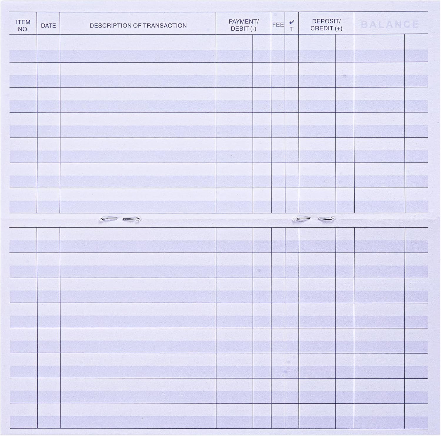24 PCS Check Registers for Personal Checkbook, Easy to Read Checkbook Register
