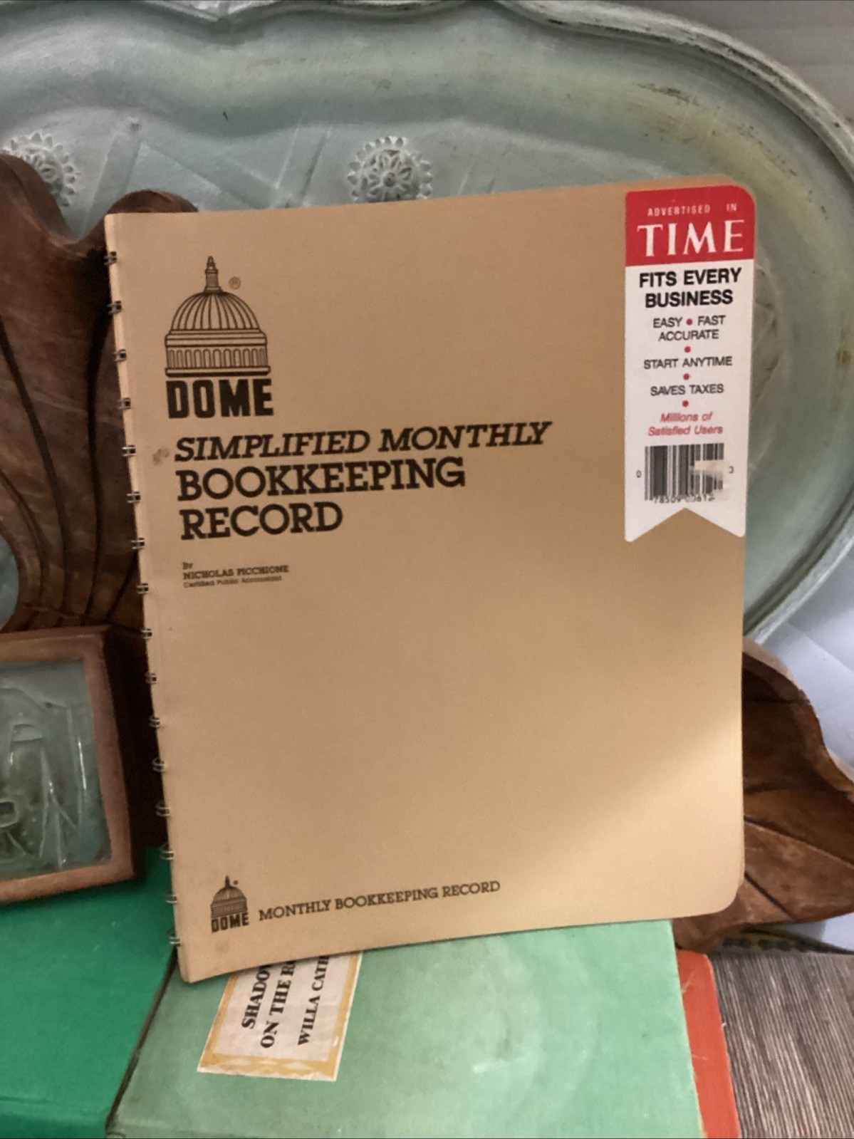 DOME Simplified Monthly Bookkeeping Record Book 2005 Spiral Bound New Old Stock