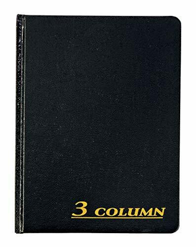 80 Pages Account Book Hard Bound High gloss cover With Foil Stamp Title 3-Column
