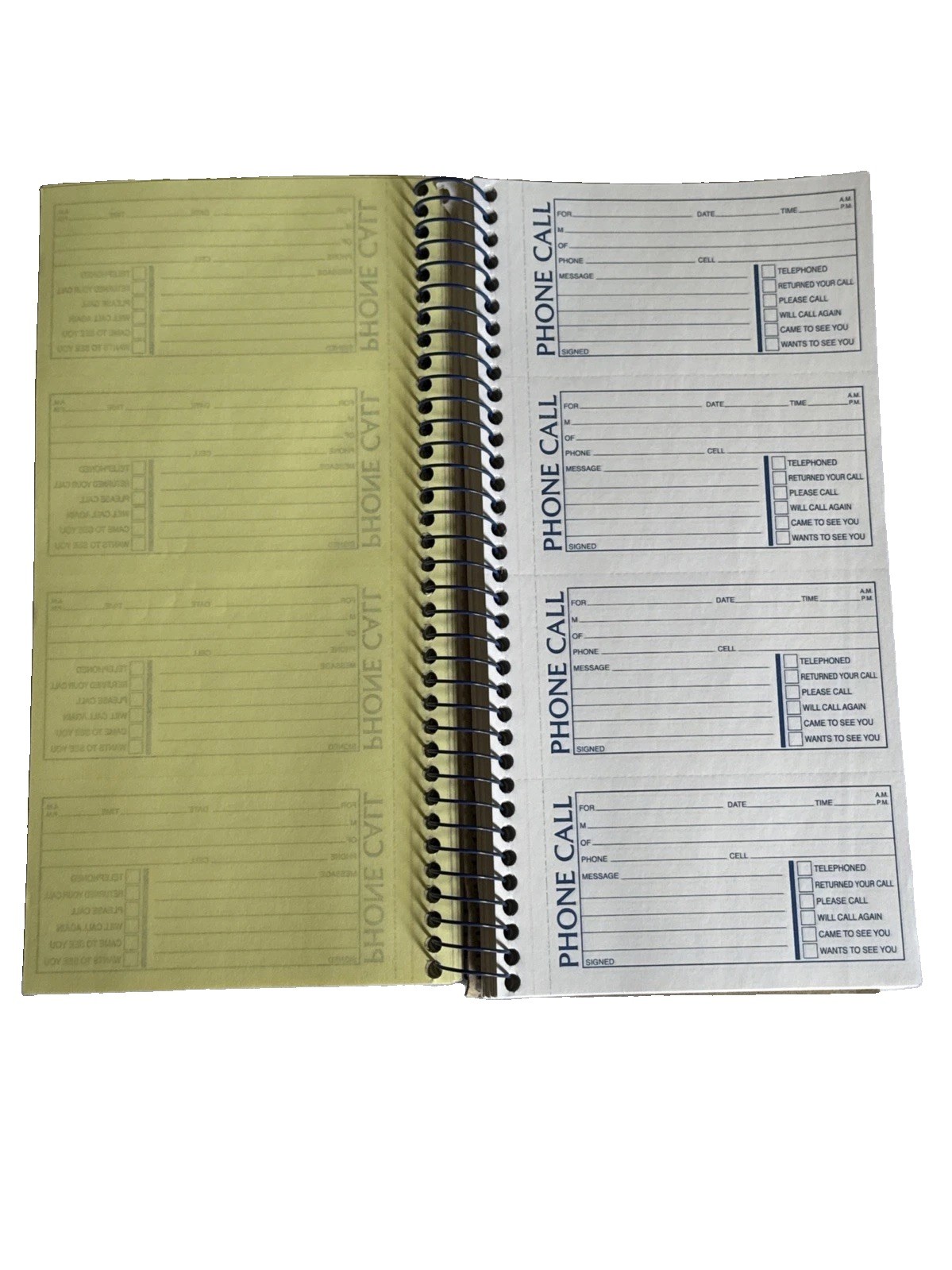 Adams Phone Message Book Carbonless Duplicate 5.5×11 400 Messages NEW