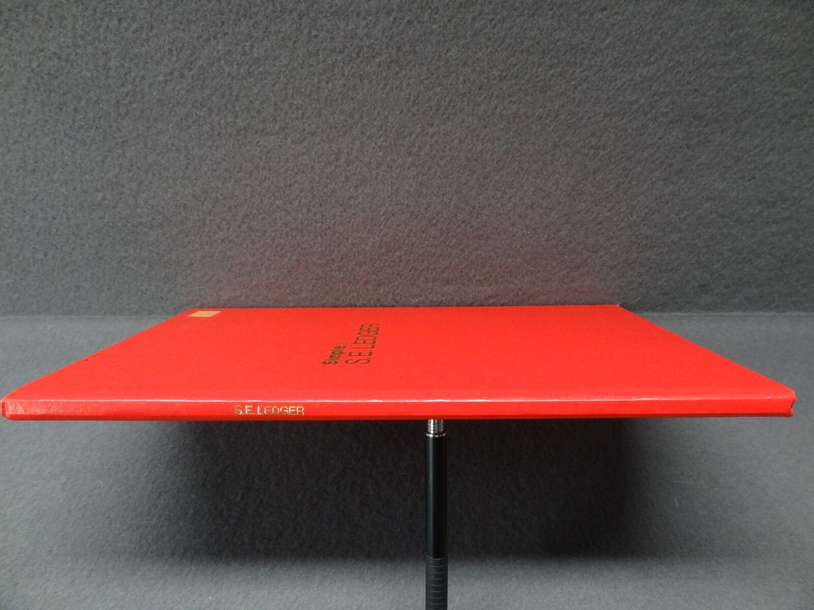 Simplex 91-513 63-Page S.E. Ledger Record Account VTG Red Bound Hardcover Book