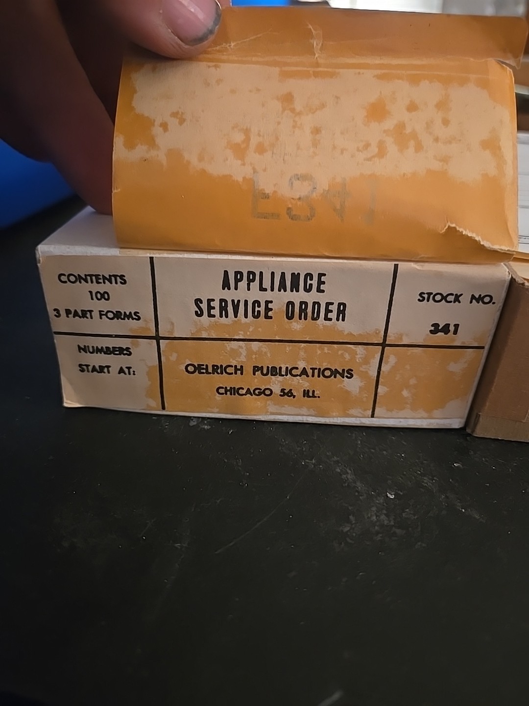 100pcs GEMLINE Appliance Service Order FORM 3-PART + Aluminum Form Holder (7C7)