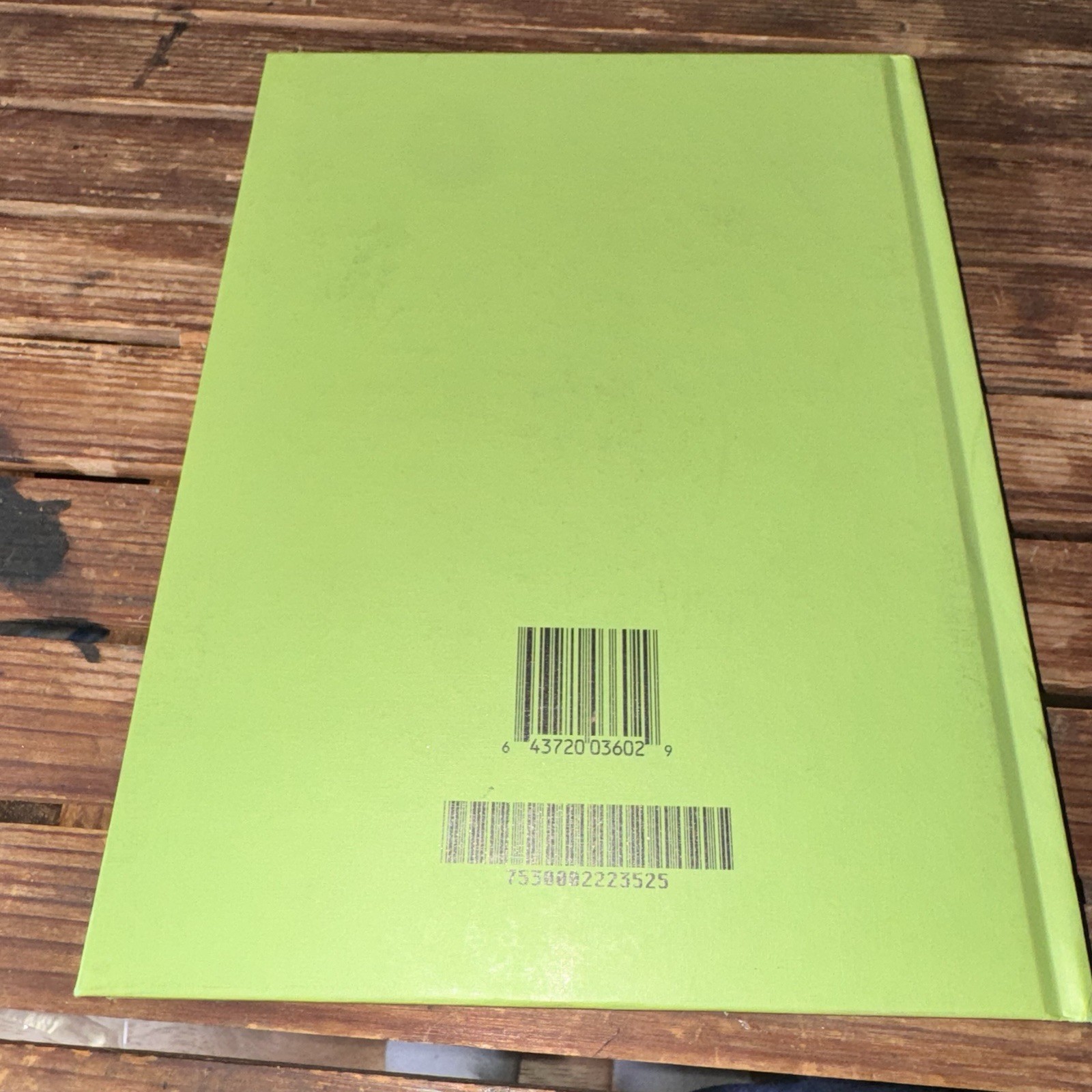 Federal Supply Service Record Book Hardcover Lined Green