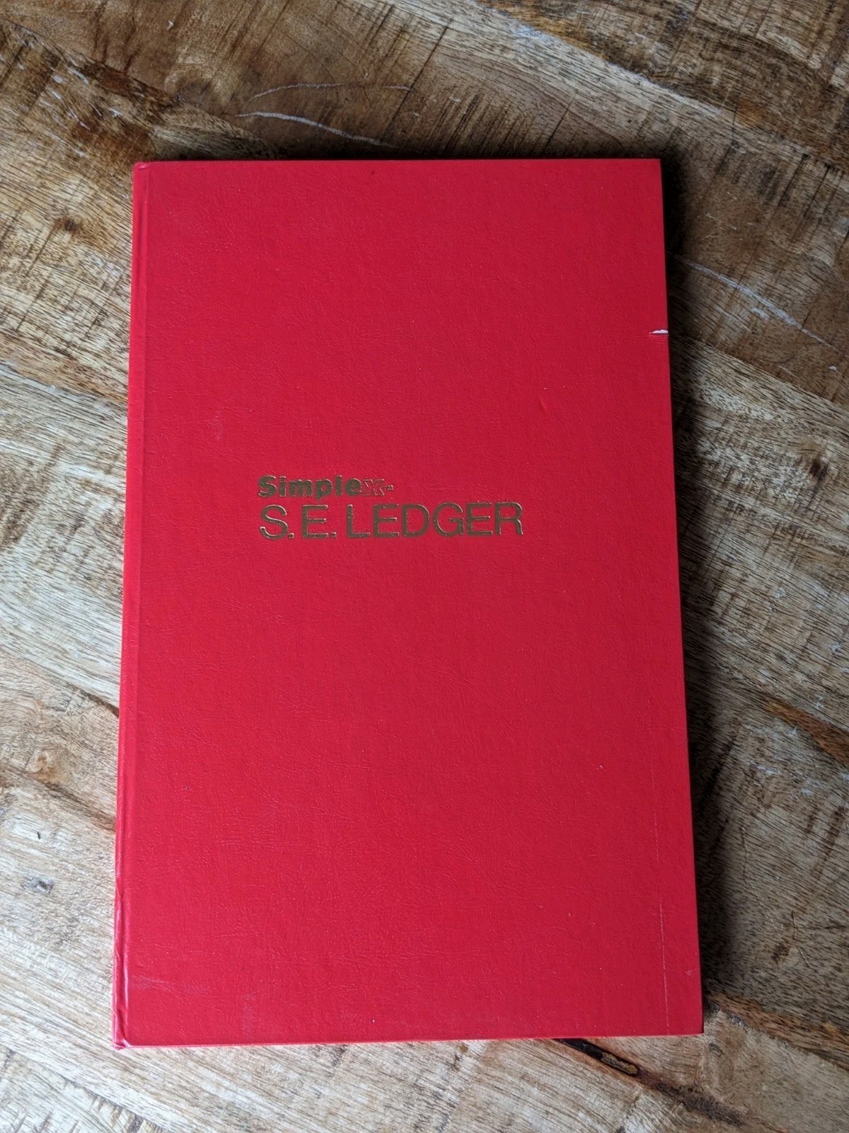 Vintage Simplex S.E. Ledger Account Book 12″ X 8″ #91-513