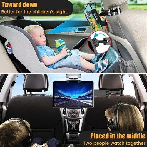 Tablet iPad Holder for Car Mount Backseat Headrest Car Tablet Holder Back Seat