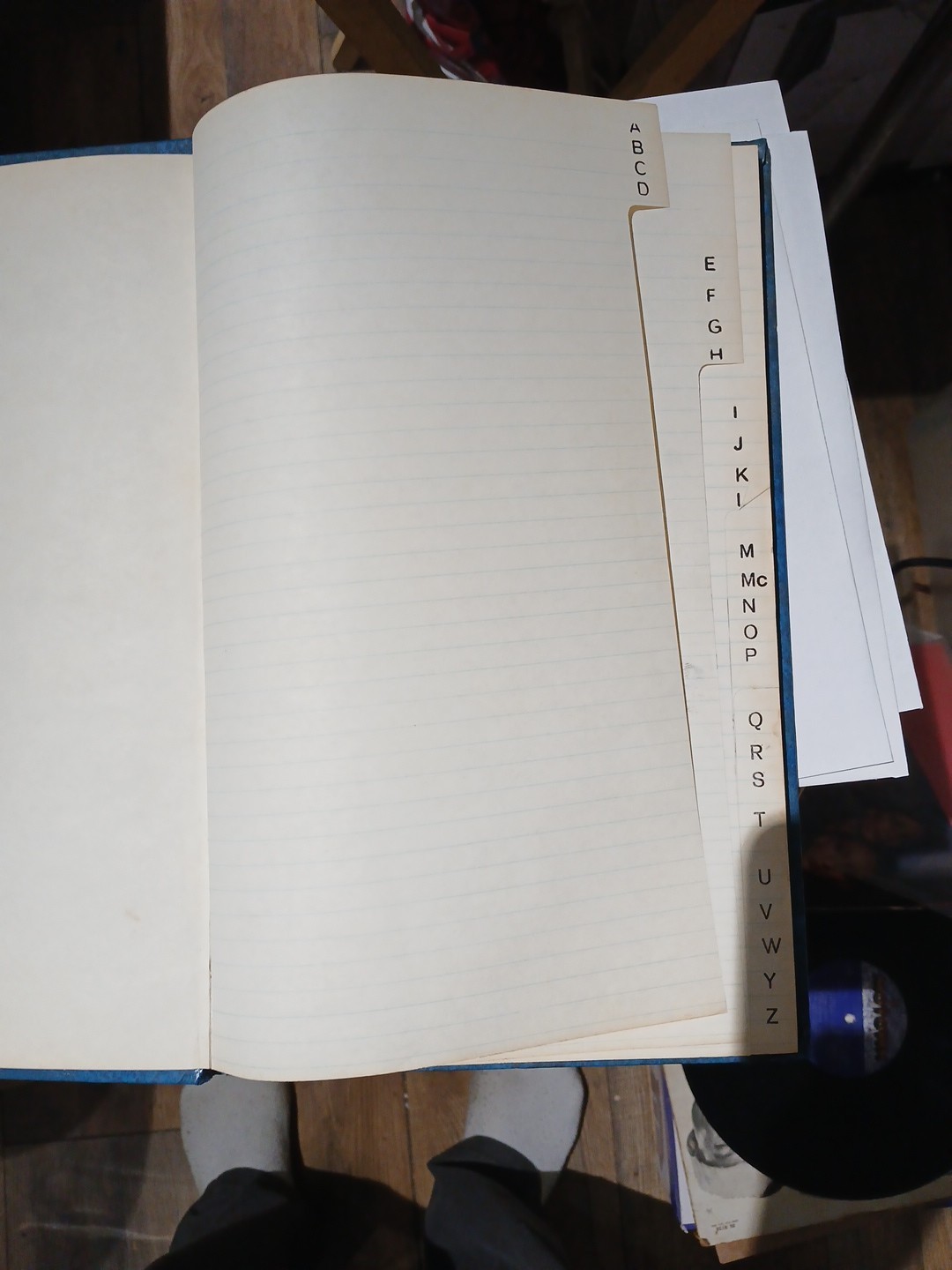 Vtg Mead Ledger Account Book Product Code 64520 Unused But Personalized In Side
