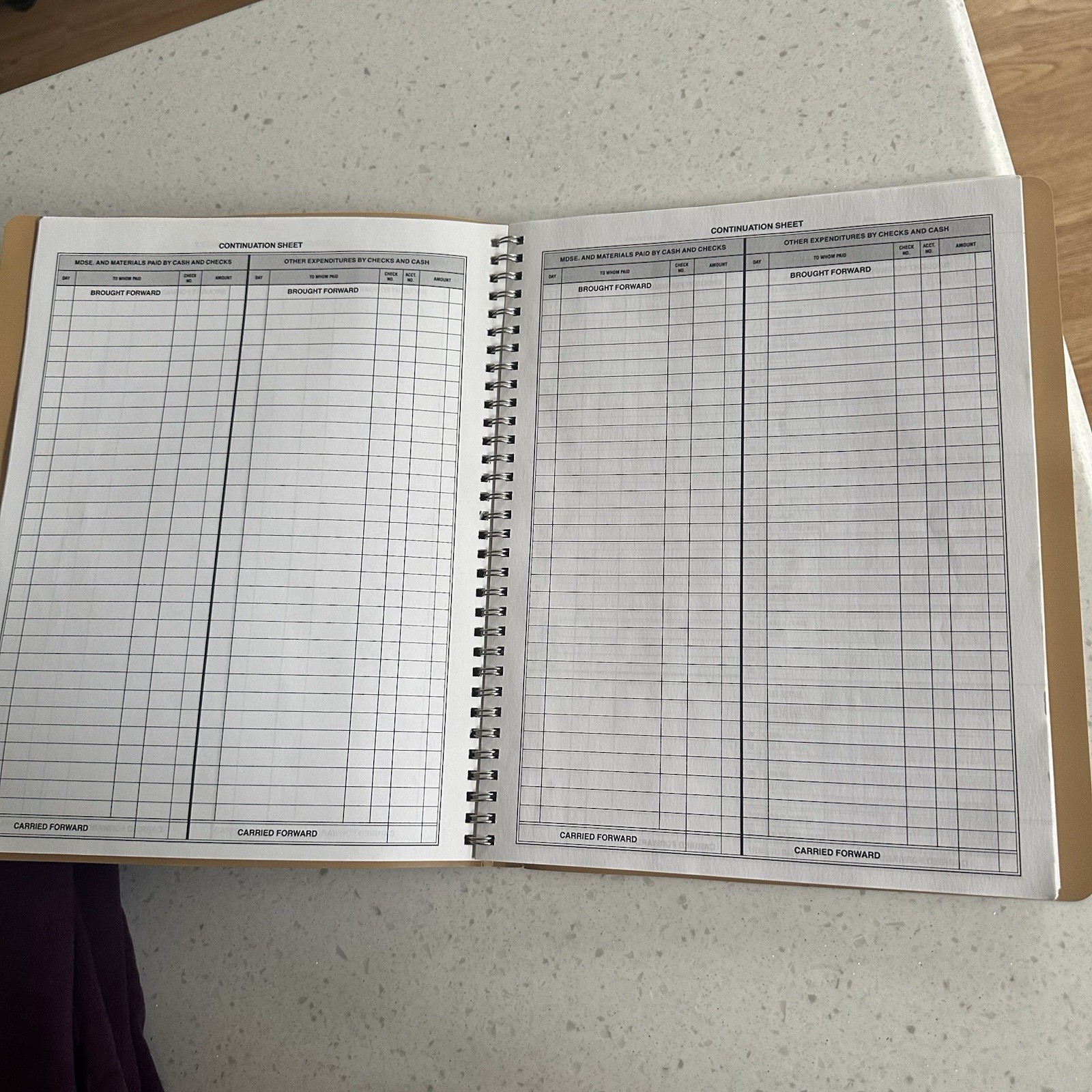 Dome Simplified Monthly Bookkeeping Record Style No. 612 Spiral Bound Accounting