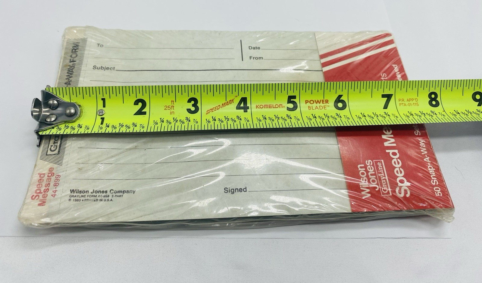 ~NOS~ 1980’s WILSON JONES GRAY LINE SPEED MESSAGES 2 PART 50 SNAP-A-WAY FORM