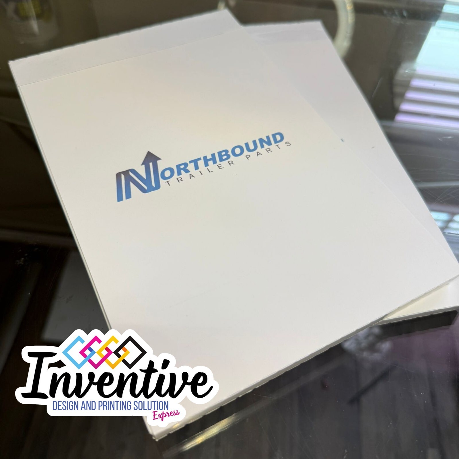 Custom sales notes/invoices for your business free design8.5×5.5″ passing paper.