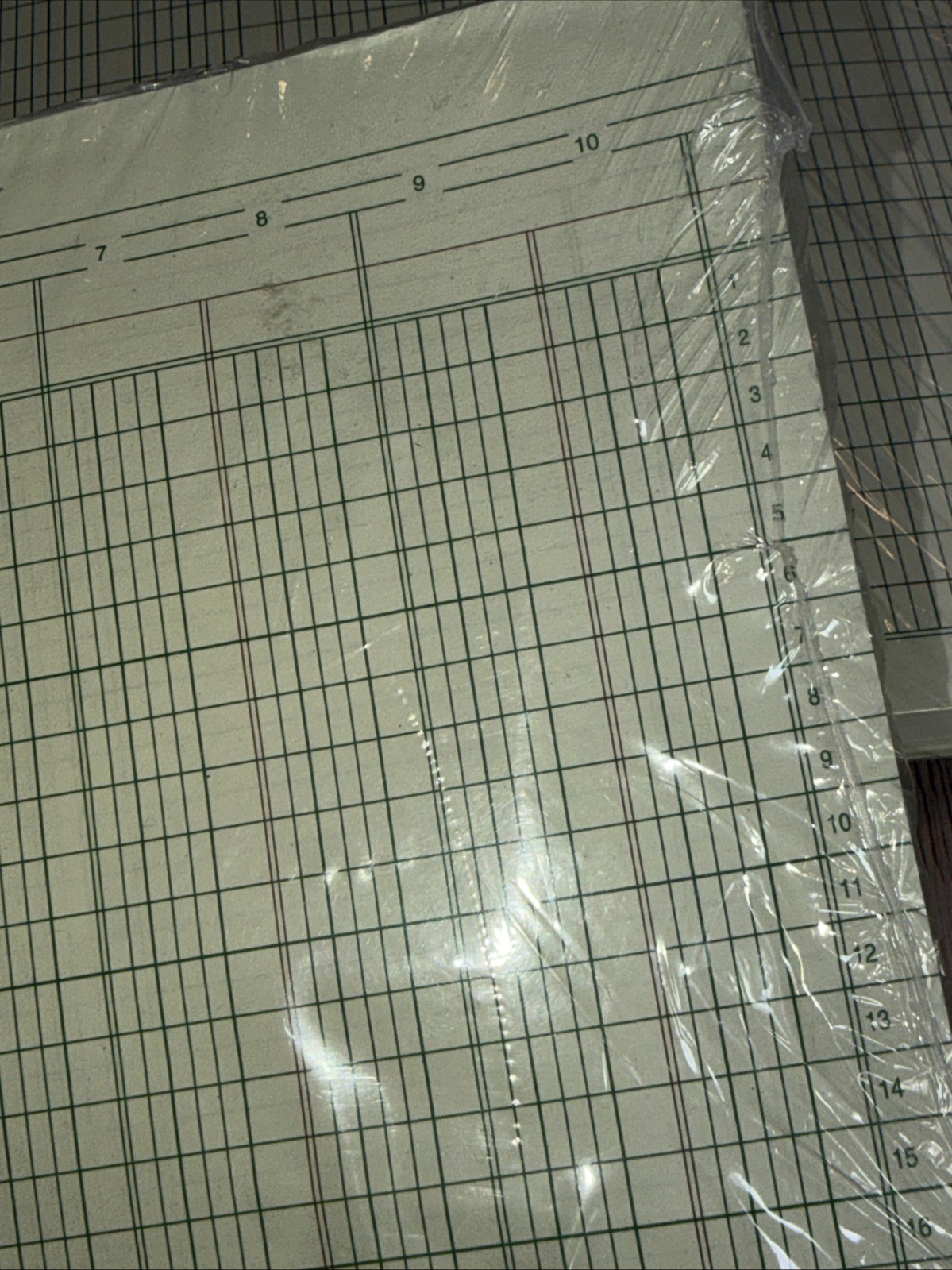 Lot 4 Wilson Jones Ledger Paper, Balance Ledger, 9-1/4″ x 11-7/8″ Green, 100 Eac