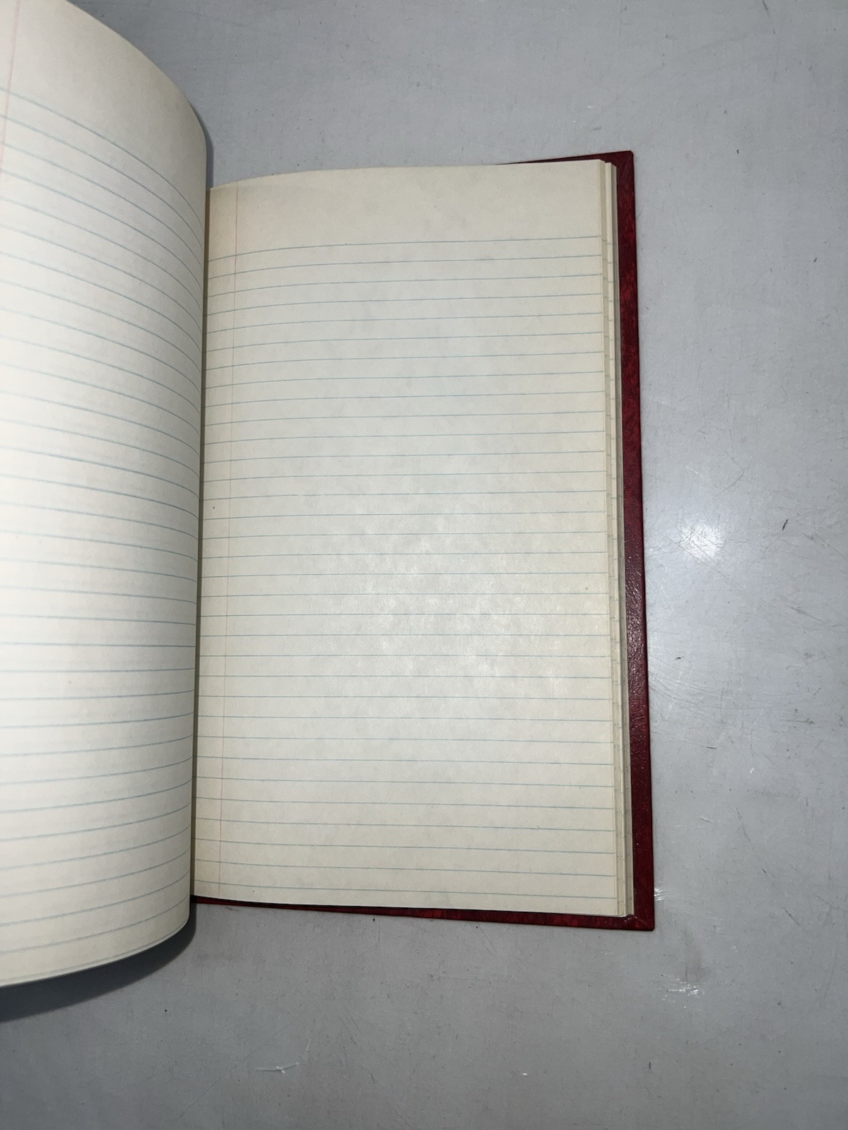 Vintage Record Book of Lined Pages Original Account Ledger Vernon 160 Pages READ