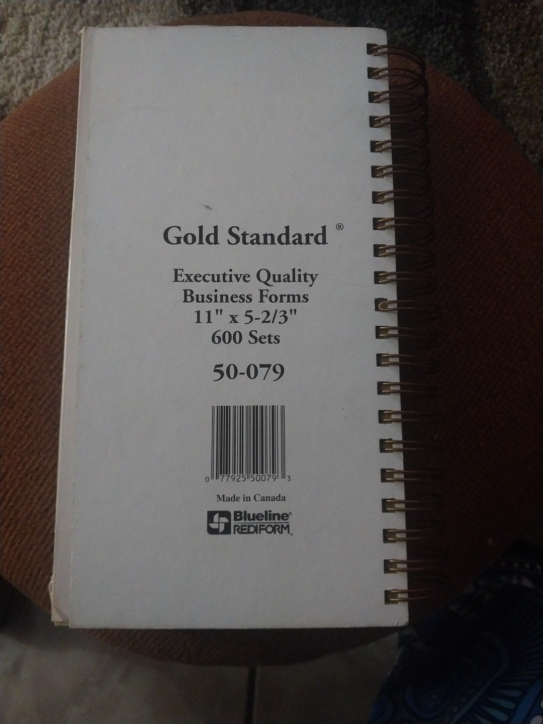 Telephone Message Book Gold Standard Rediform 2 Part Carbonless 600 Sets New
