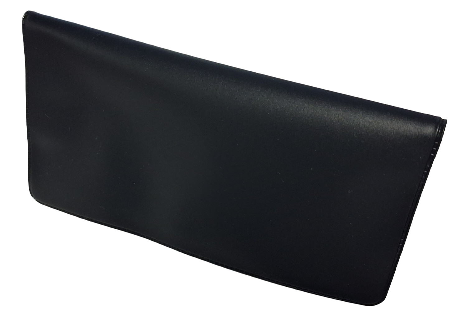 Black Vinyl Checkbook Cover Standard Top Stub 6- 1/4″ x 3-3/8″ New