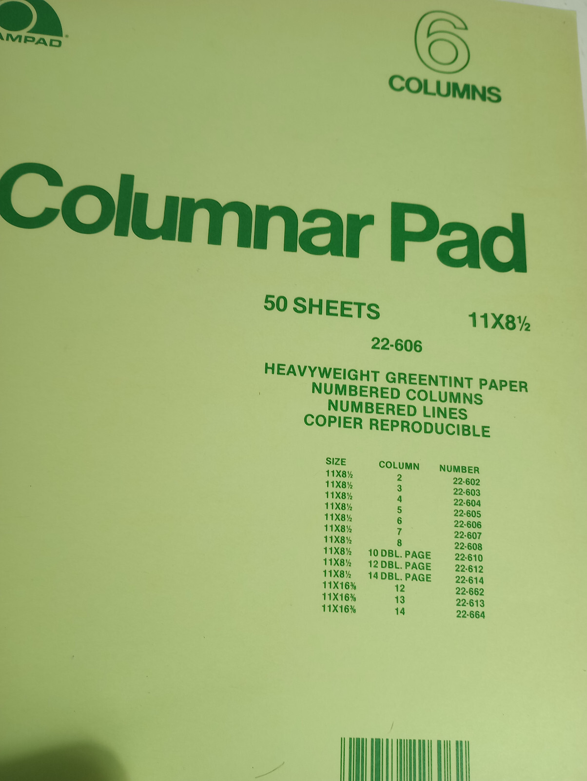 Vintage 1980’s Engineer Analysis Column Pads (Lot x 13 pc Unused) Large Graph