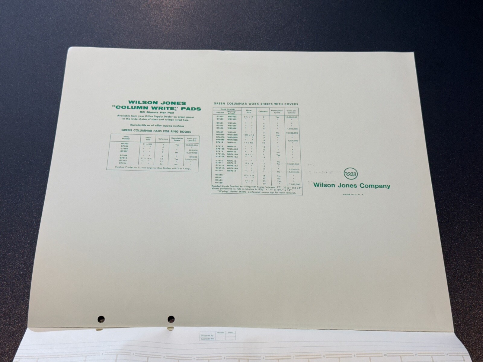 Wilson Jones Column Write Columnar Pad Worksheet, 14″ X 17”, 12 Columns, G7612A
