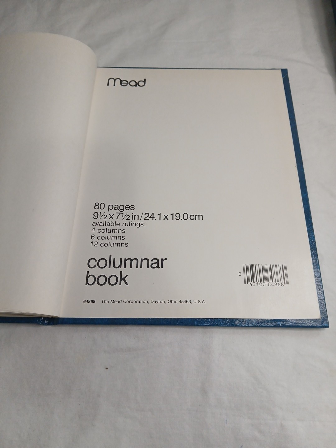 Vintage Mead 12 Column Ledger Paper Pack – Loose Sheets Junk Journal Ephemera