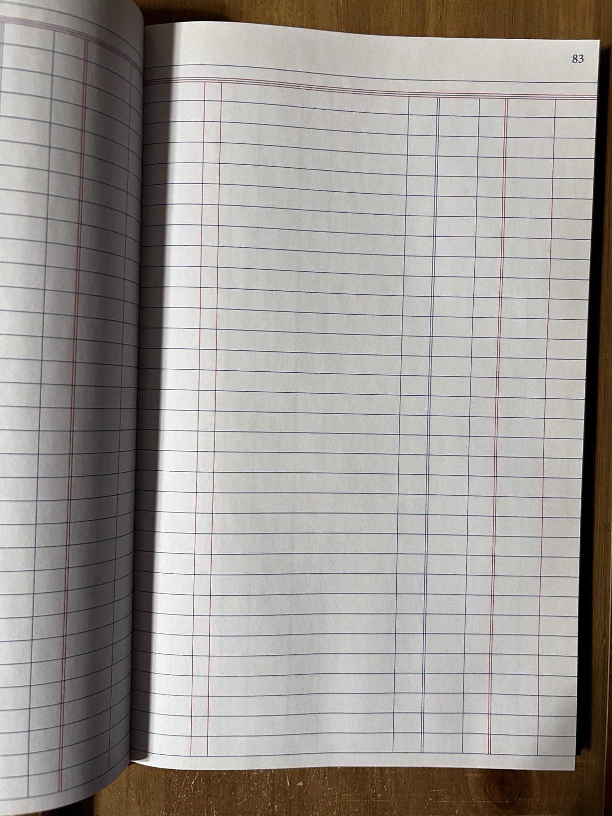 Ruled Journal Hardbound Accounting Ledger Book 300 pgs CLEAN Office Depot 2006