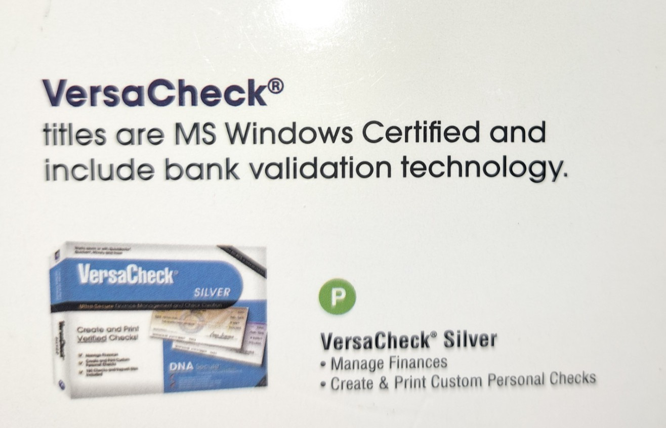 VersaCheck Security Business Check Refills #1000 500 Sheets 500 Check Refills
