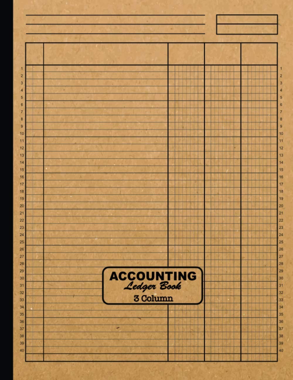 Accounting Ledger Book 3 Column: Large 8.5 x 11 Columnar Pad 3 Columns |…