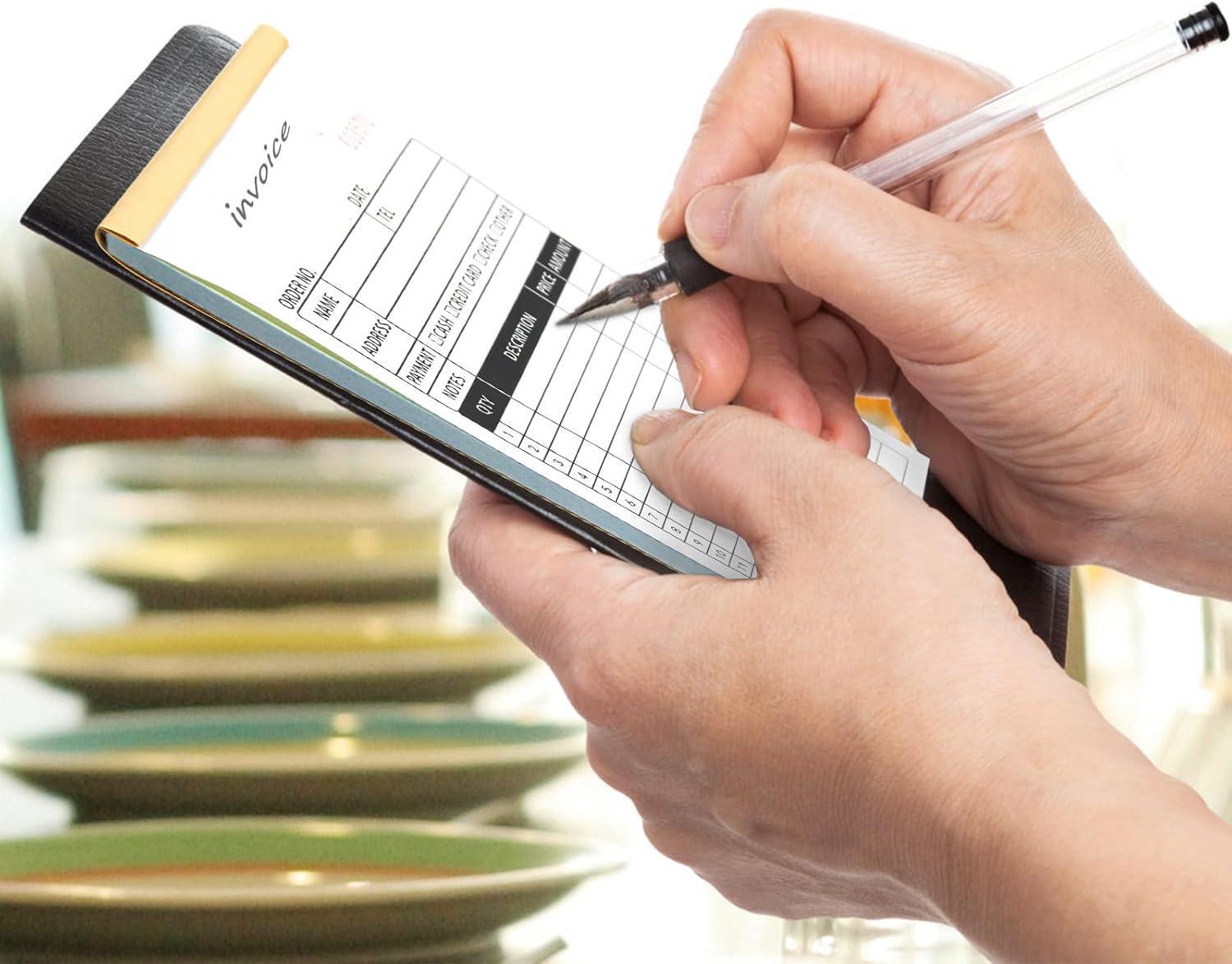 Carbonless Invoice Book 2-part 50 Sets 8.3×5.5 in for Small Business Receipts