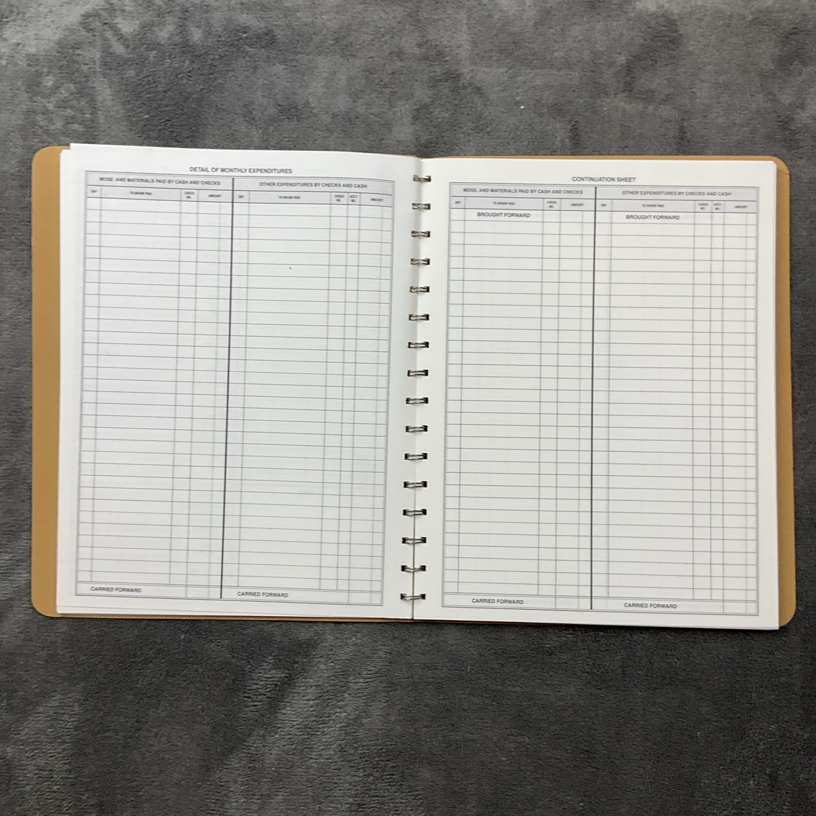 DOME Simplified Monthly Bookkeeping Record Spiral Bound #612 Nicholas Picchione