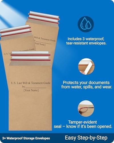 4-in-1 Estate Planning Kit: Last Will, Living Trust & Power of Attorney Forms –