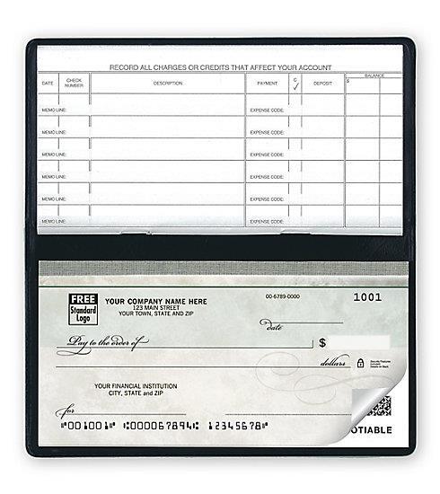 Compact Size Duplicate Checks, Green Marble / Deluxe #: 51200N/ 6″ x 2 3/4″