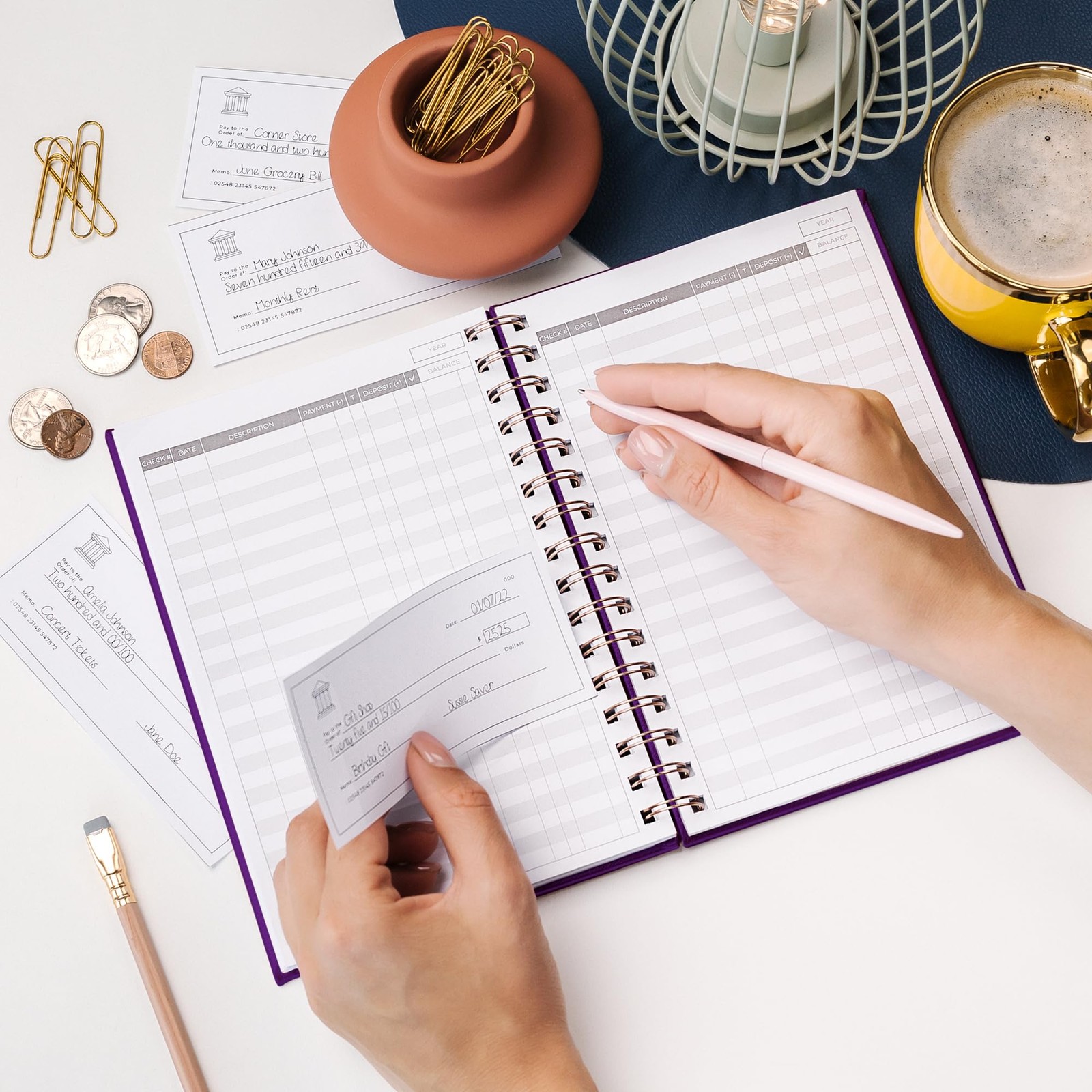 Check Register for Personal Checkbook – Checking Book Register – Checkbook Re…