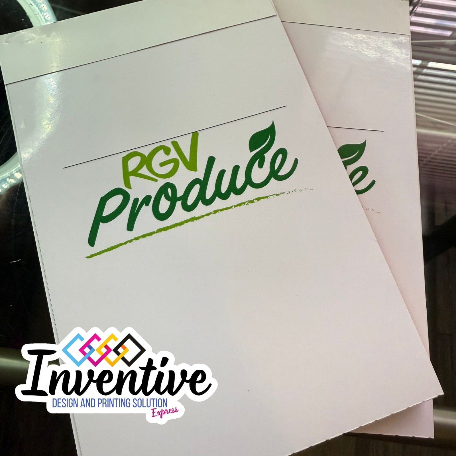 Custom sales notes/invoices for your business free design8.5×5.5″ passing paper.