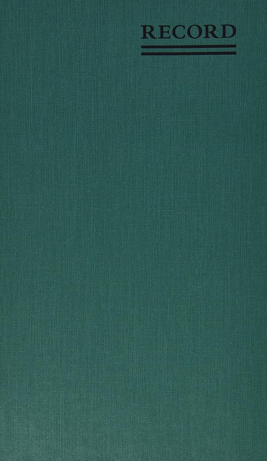 Emerald Series Record Book Canvas Hard Cover Perfect Binding 12.125″ x 7.5″