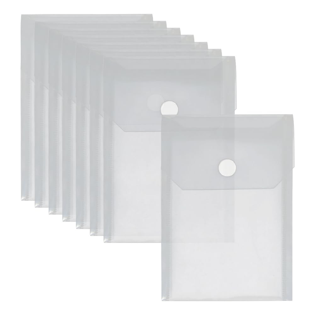 UUYYEO 20 Pcs 5 x 7 Inches Small Plastic 5 x 7 (W x L), Clear