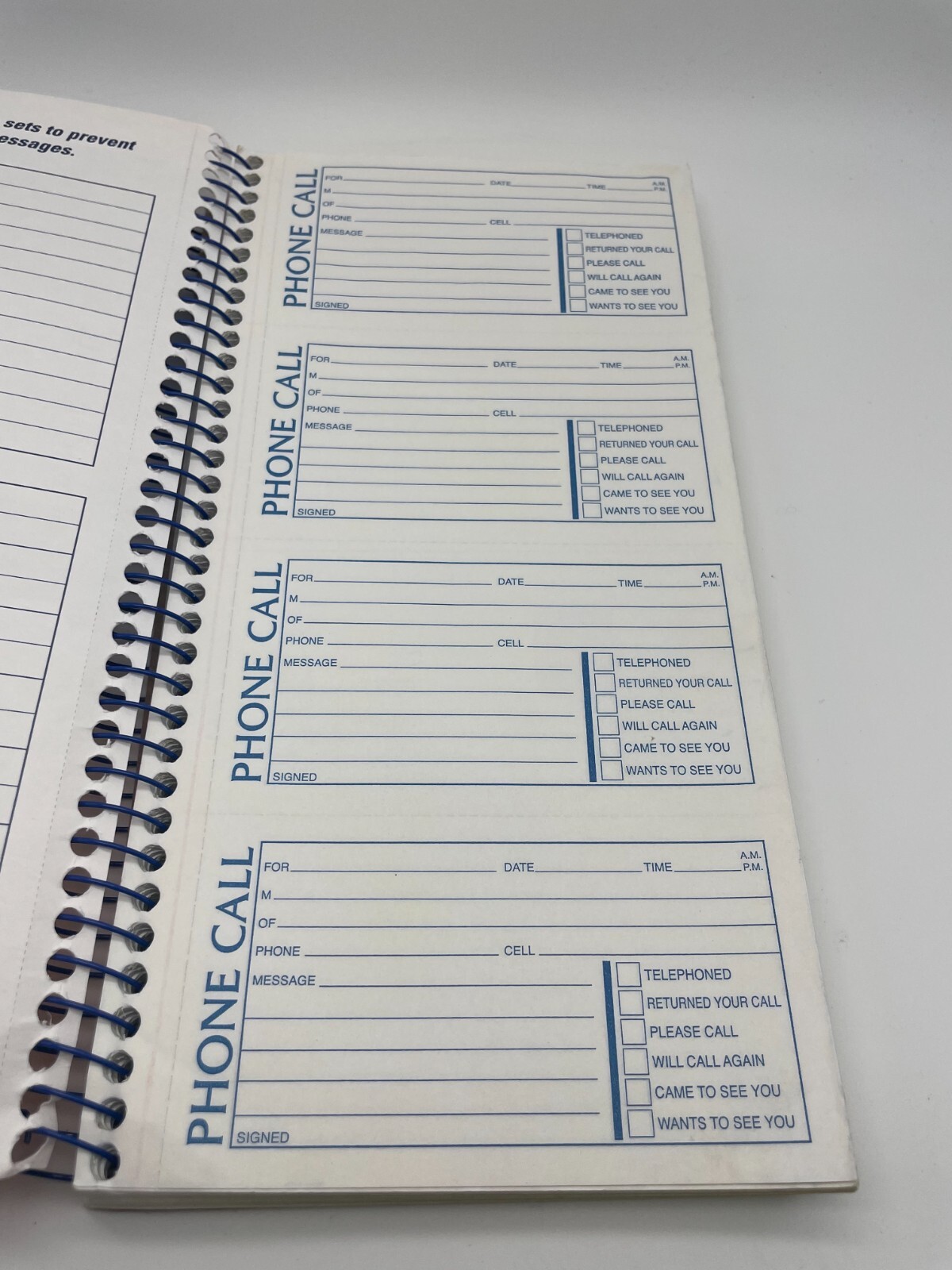 Adams Phone Message Book Carbonless Duplicate SC1154D 2019