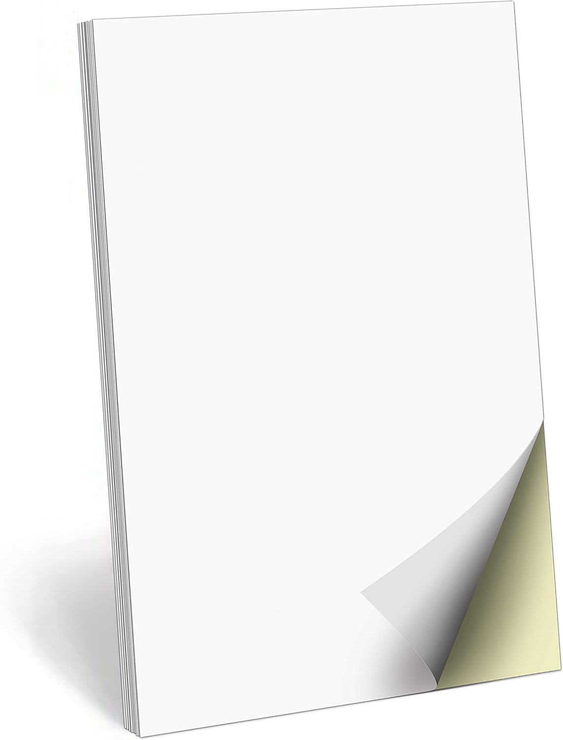 Blank Pad 2-Part Carbonless, Carbon Copies for Sketch, Memo, or Small Business –