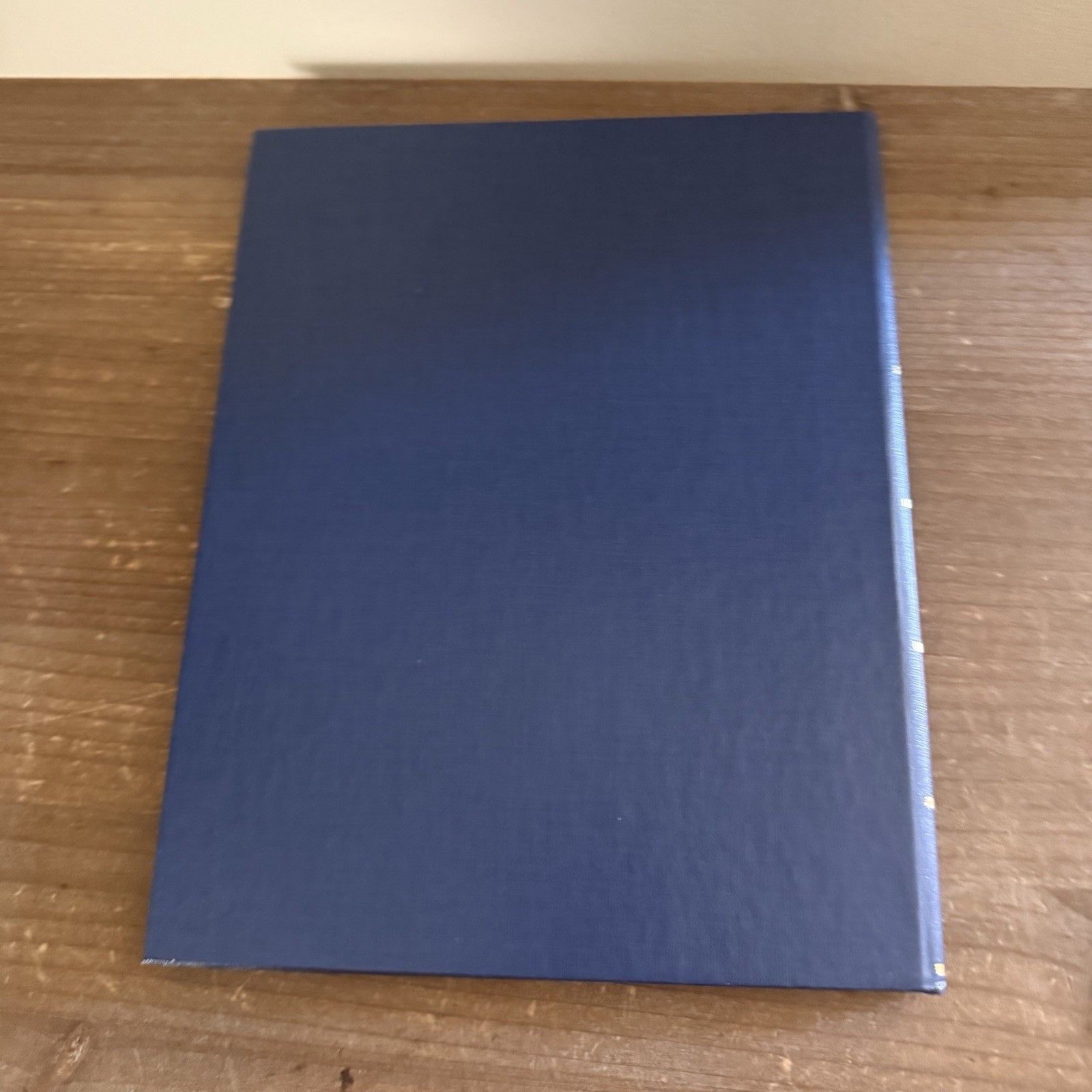 Vintage Mead Columnar Book 4/6/12 Column 80 Pgs Blue Hard Cover Never Used 1986