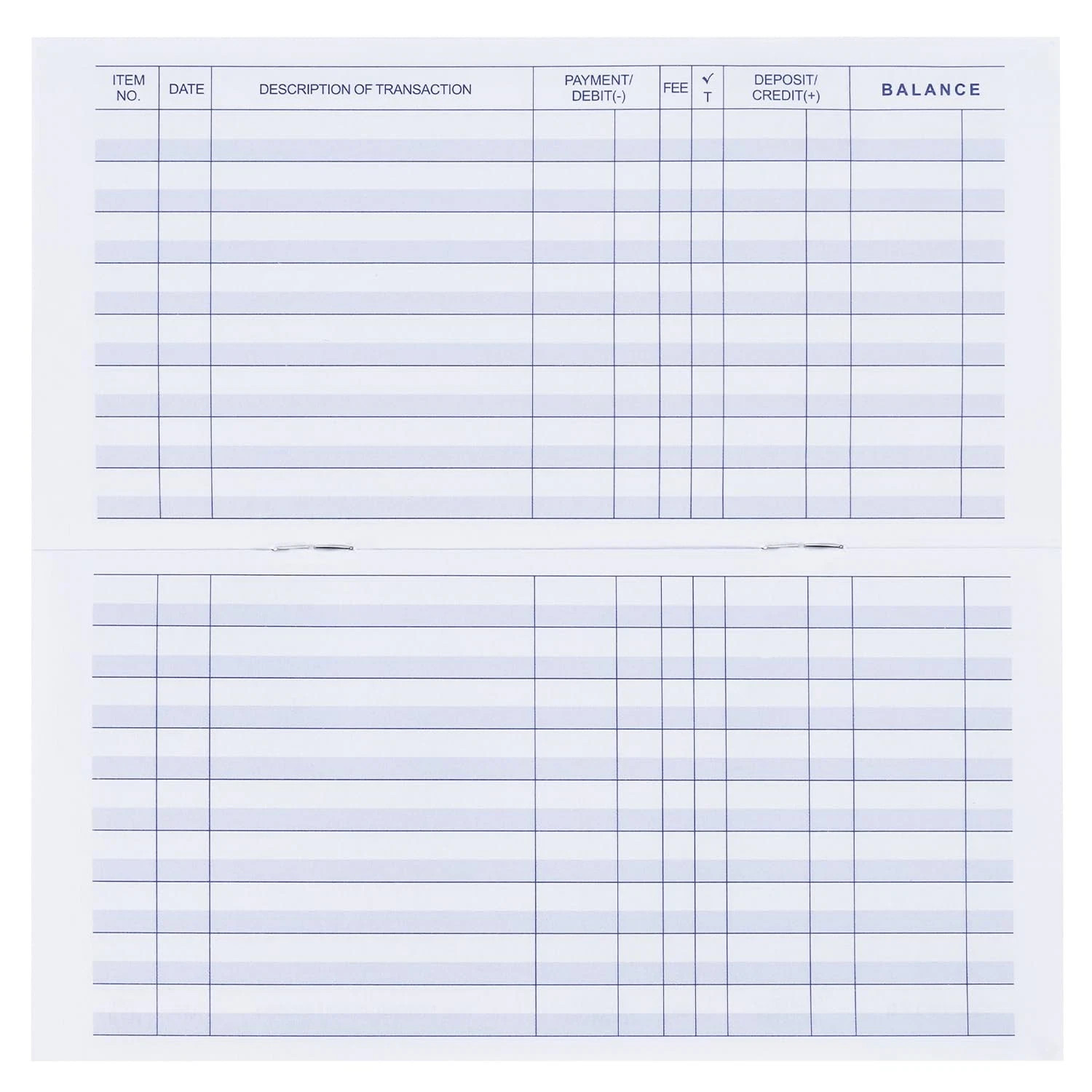 20 Pack Checkbook Register Check Registers for Personal Blank Ledger Transaction