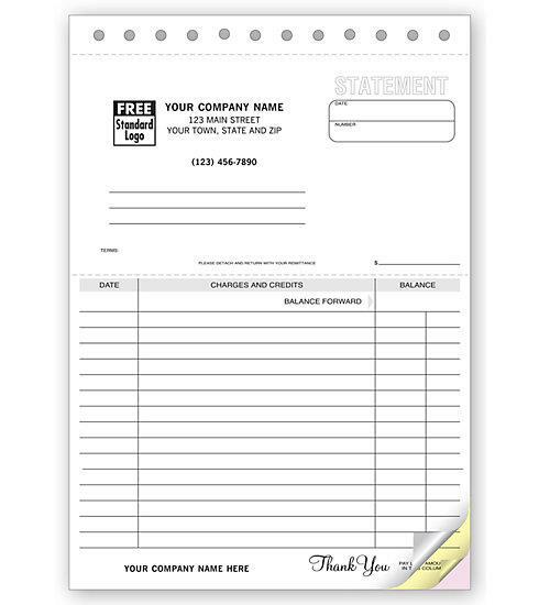 500 Statements – Classic Lined Carbonless / Nebs Deluxe No. 496 / 2 Part