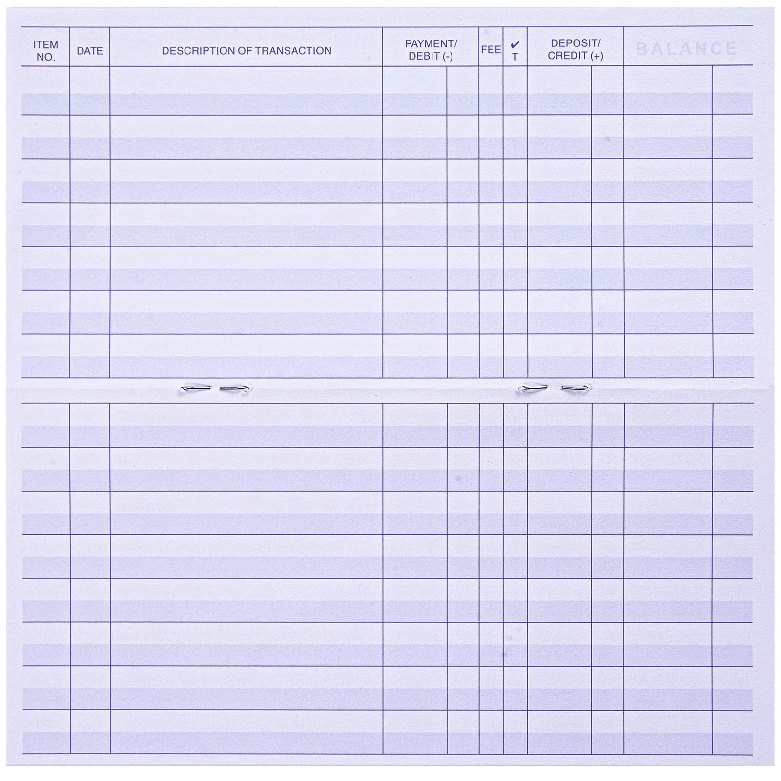 24 PCS Check Registers for Personal Checkbook, Easy to Read Checkbook Register
