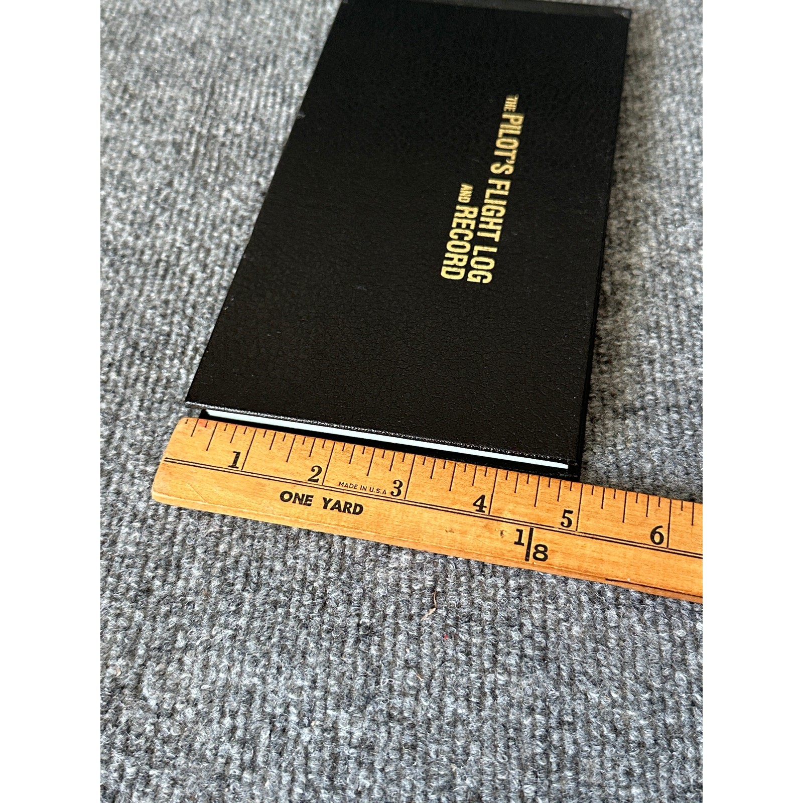 Vintage MCM Pilot’s Log and Record Book aviation logbook journal ephemera 9×5