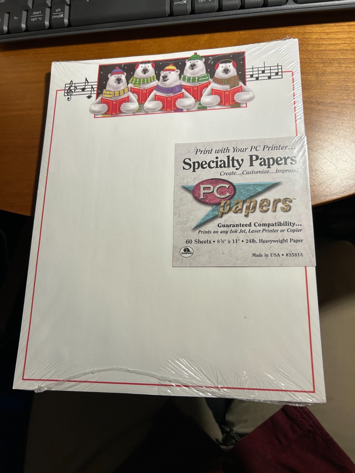 Ampad 35814- Specialty Papers- 60 sheets- Christmas paper