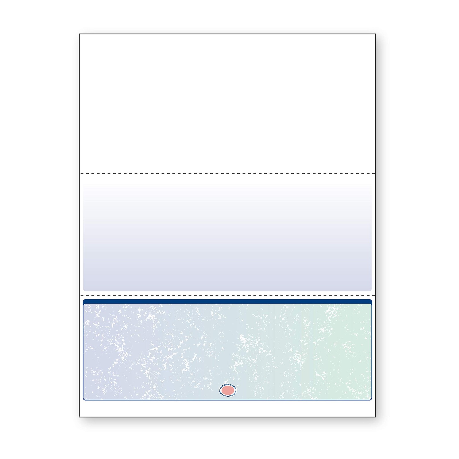 Blue/Green Premier Prismatic Bottom High Security Check Paper – QuickBooks & …